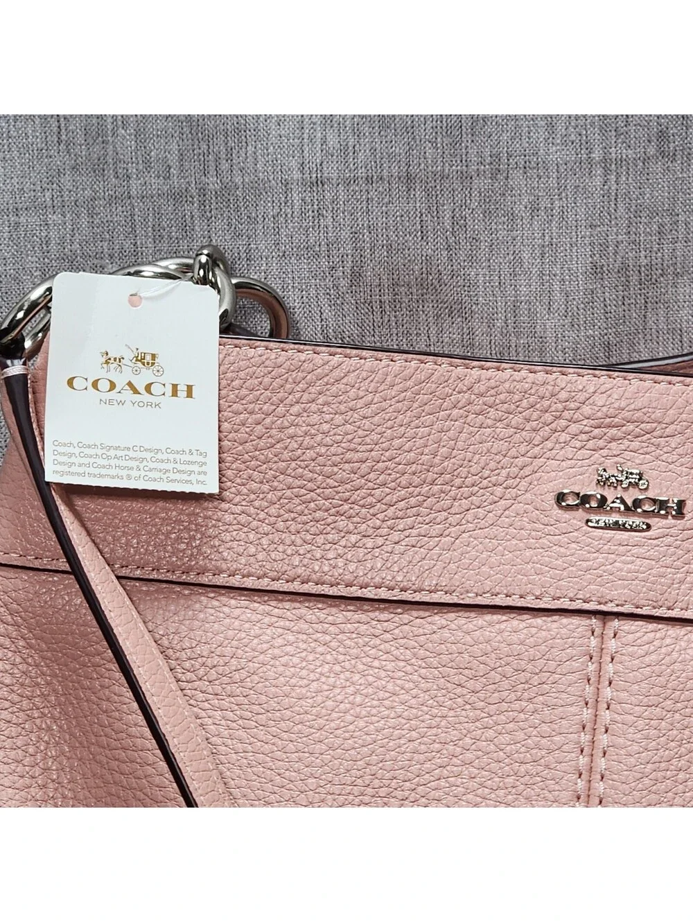 NWT Coach Pebble Leather Small Lexi Shoulder Bag Petal Pink Coquette Balletcore